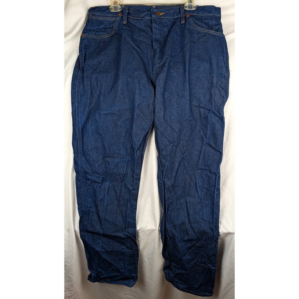 Wrangler 13MWZ Cowboy Cut Original Fit Jeans Indigo Blue 38x32 Mens Denim